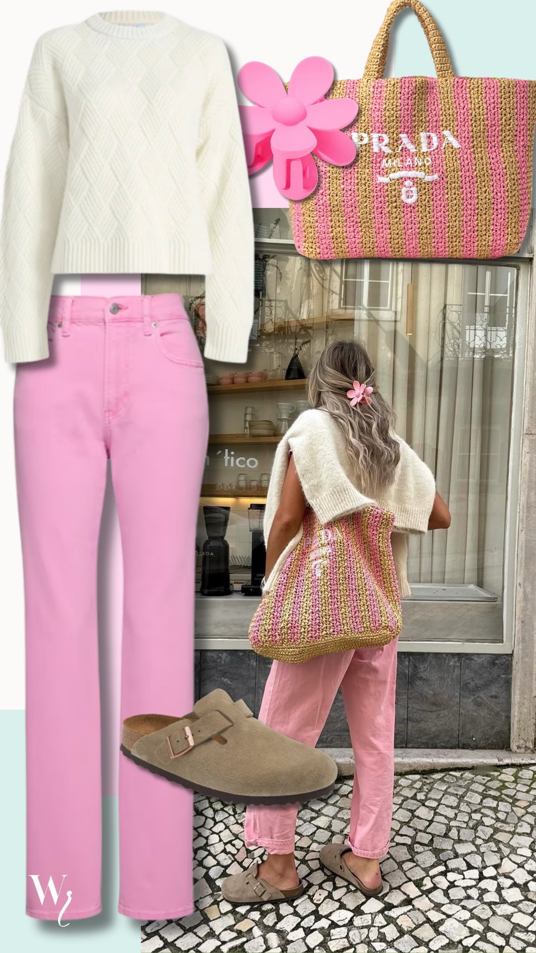 Pinterest outfit inspiration, pink denim styled spring sweater outfit

#LTKSeasonal #LTKSaleAlert #LTKStyleTip