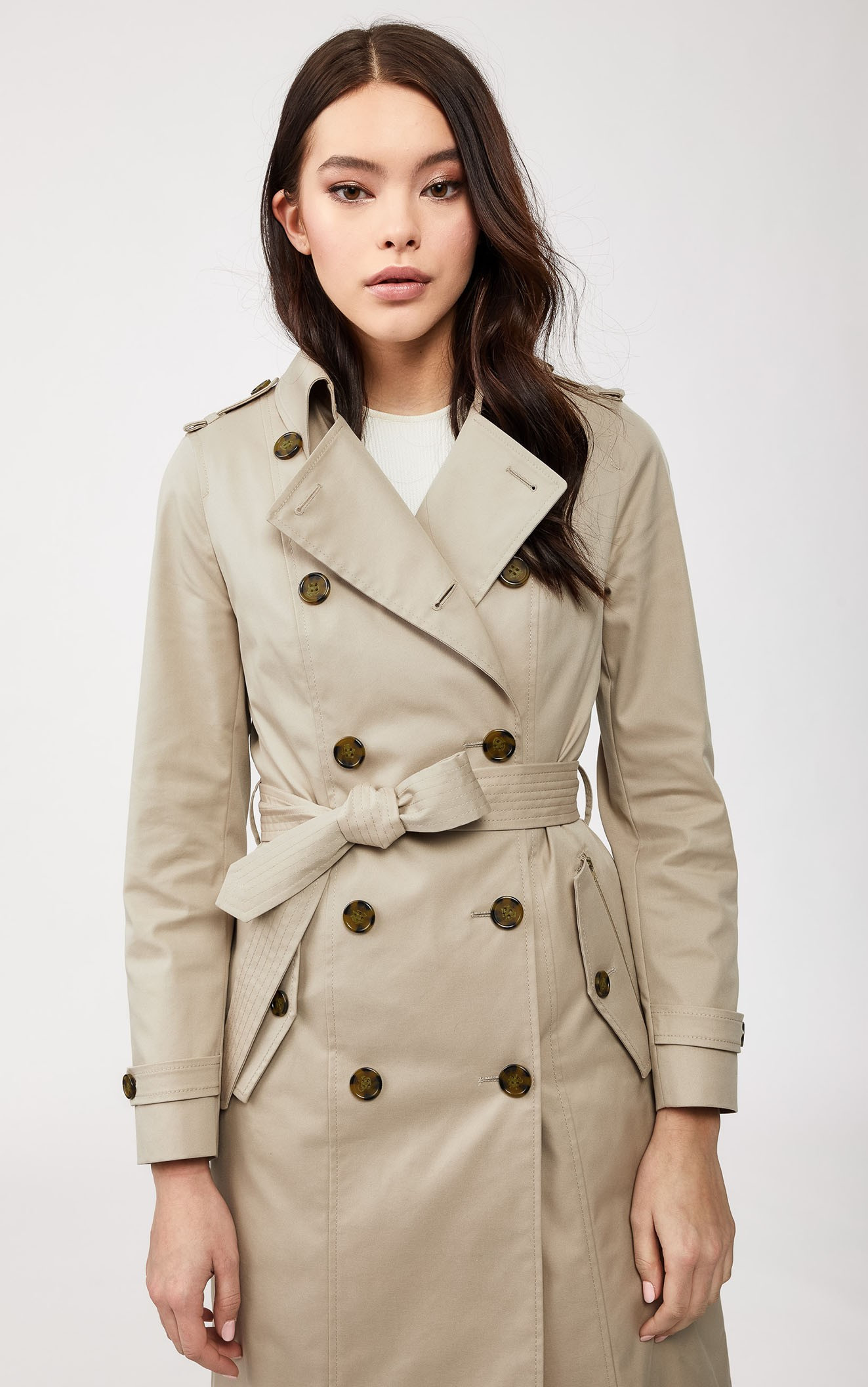 classic trench coat with removable down vest | Mackage