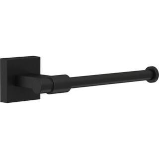 Franklin Brass Maxted Single Arm Toilet Paper Holder in Matte Black MAX51-MB-R - The Home Depot | The Home Depot