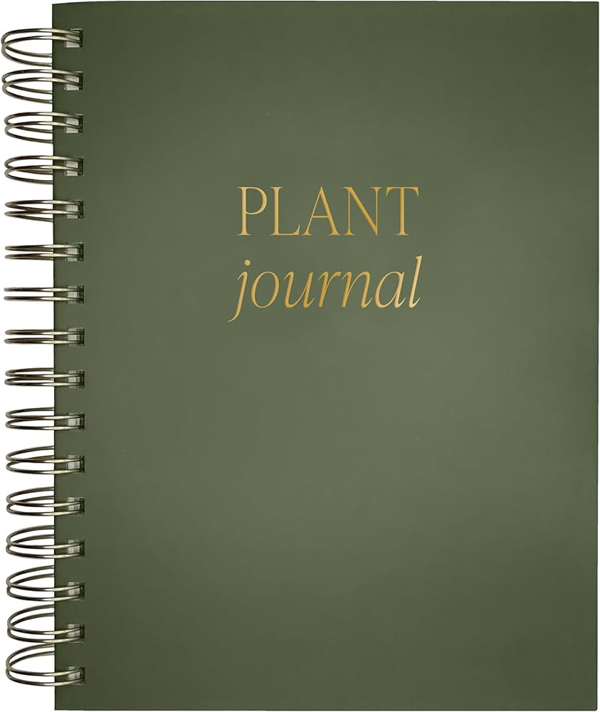 Sweet Water Decor Plant Journal, Cute Lined Spiral Notebook for Women, 125 Prompt Pages for Writi... | Amazon (US)