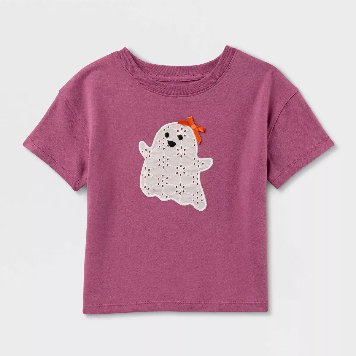 Baby Girls' Halloween Ghost Jersey T-Shirt - Cat & Jack\u2122 Mauve 18M | Target