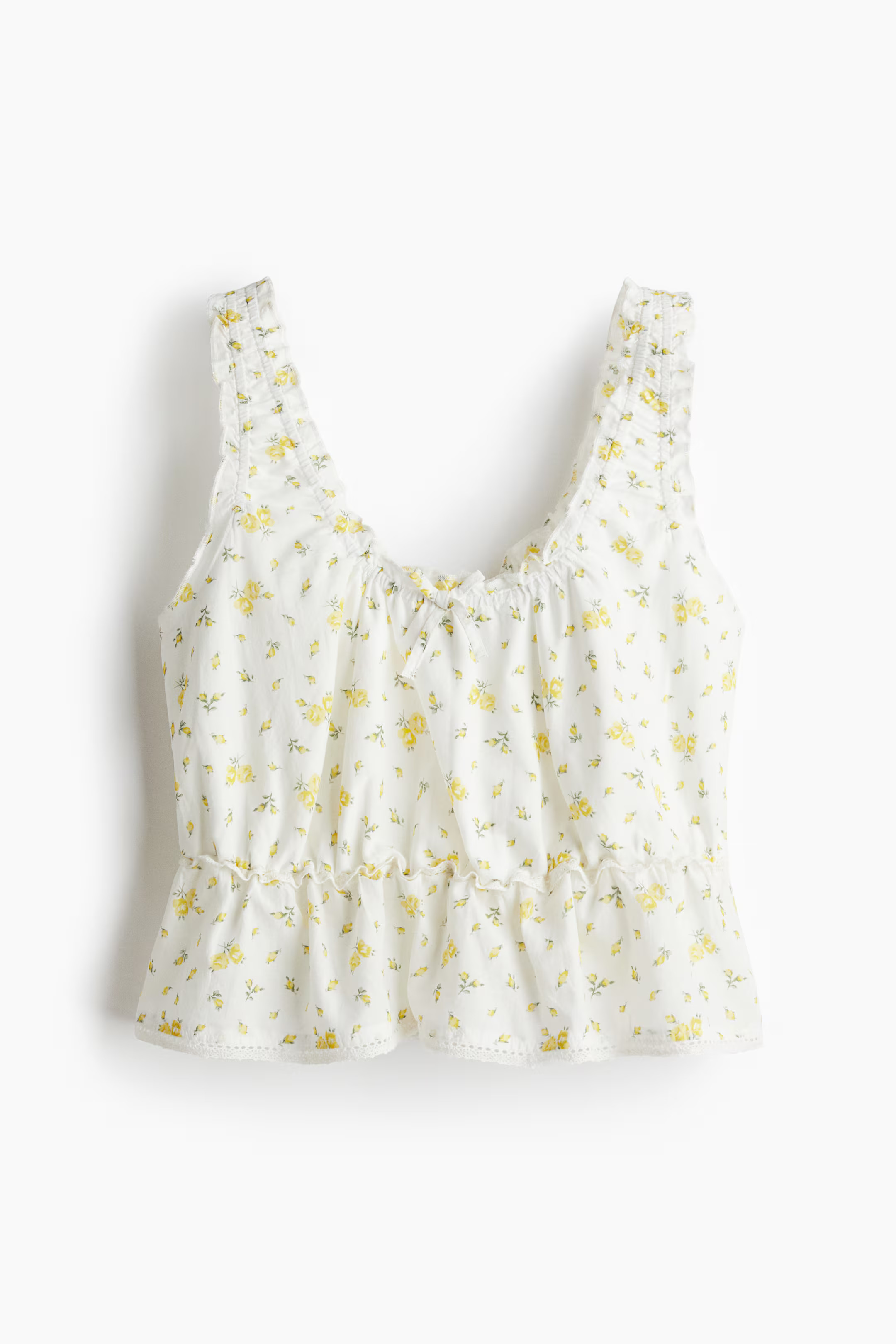 Gathered peplum top | H&M (UK, MY, IN, SG, PH, TW, HK)