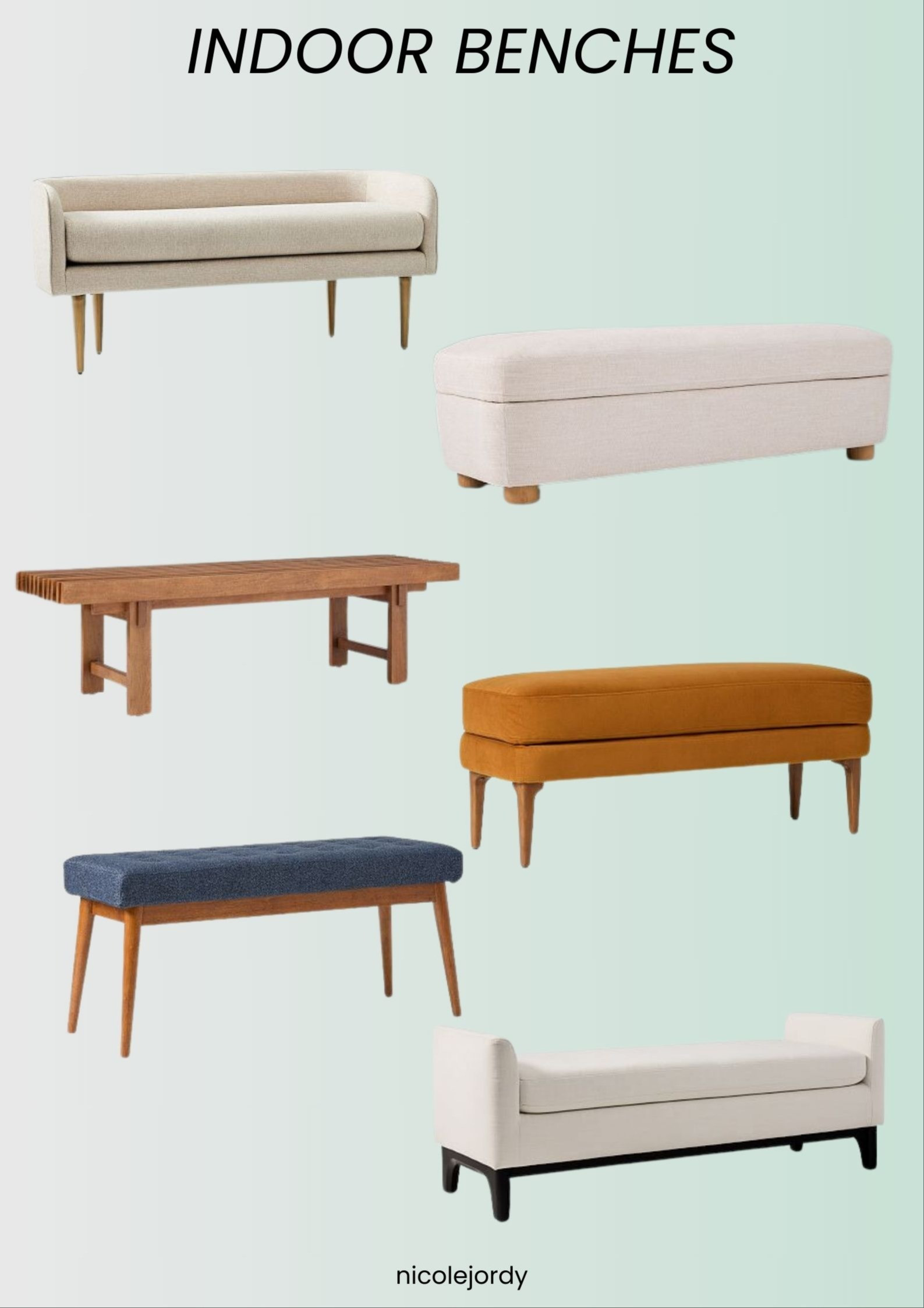 Indoor benches 

#LTKSeasonal #LTKU #LTKHome