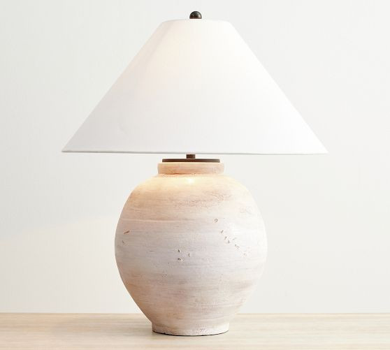 Plymouth Ceramic Table Lamp (21"-25") | Pottery Barn (US)