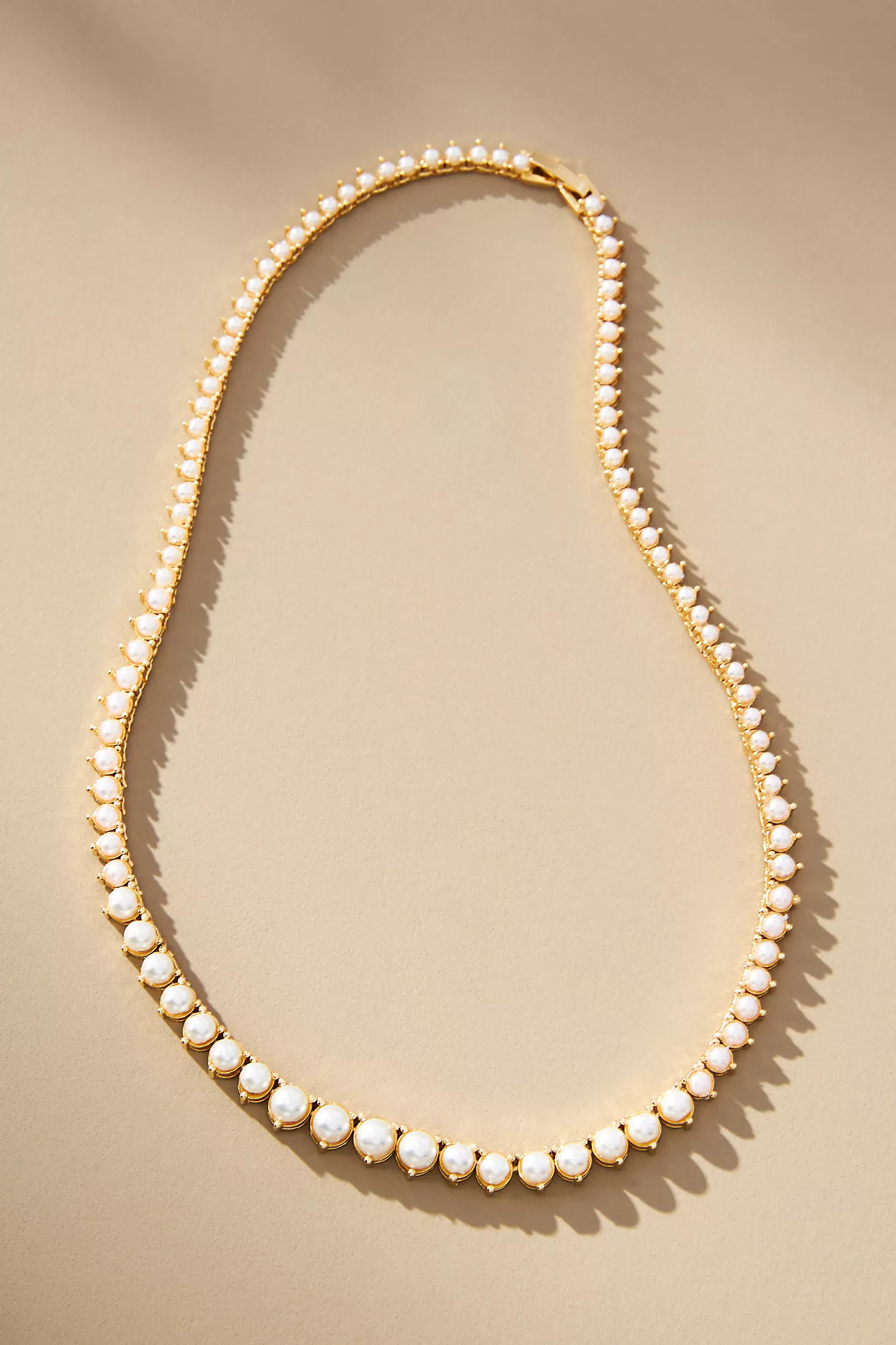 Pearl Tennis Necklace | Anthropologie (US)