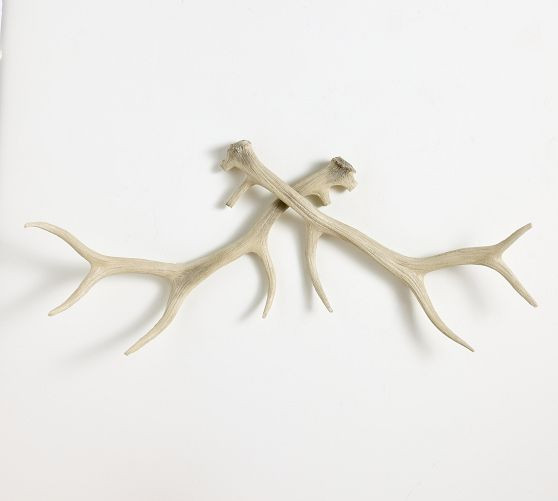 Faux Antler Dimensional Wall Art | Pottery Barn (US)