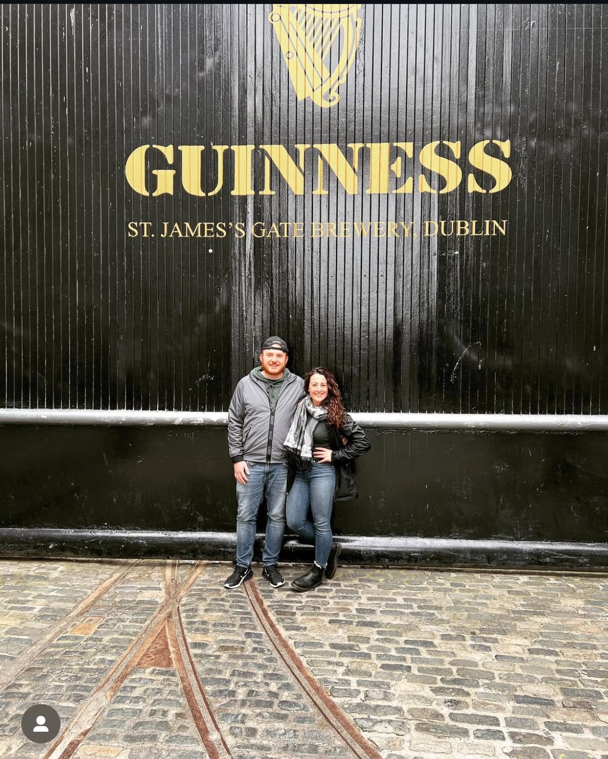 Ireland! ☘️#ireland #stjamesgate
 #travel #europe #couplestrip 
#vacationoutfit #jeans #denim #luckybrand 

#LTKFamily #LTKTravel #LTKStyleTip