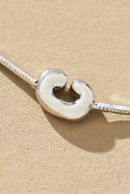 Barely There Bubble Monogram Necklace | Anthropologie (US)