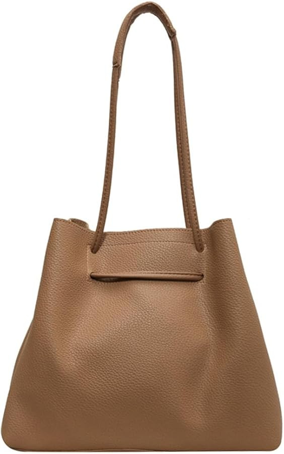 Soft Vegan Leather Tote Bags for Women Large Shoulder Crossbody Purse Casual Working Top Handle H... | Amazon (US)