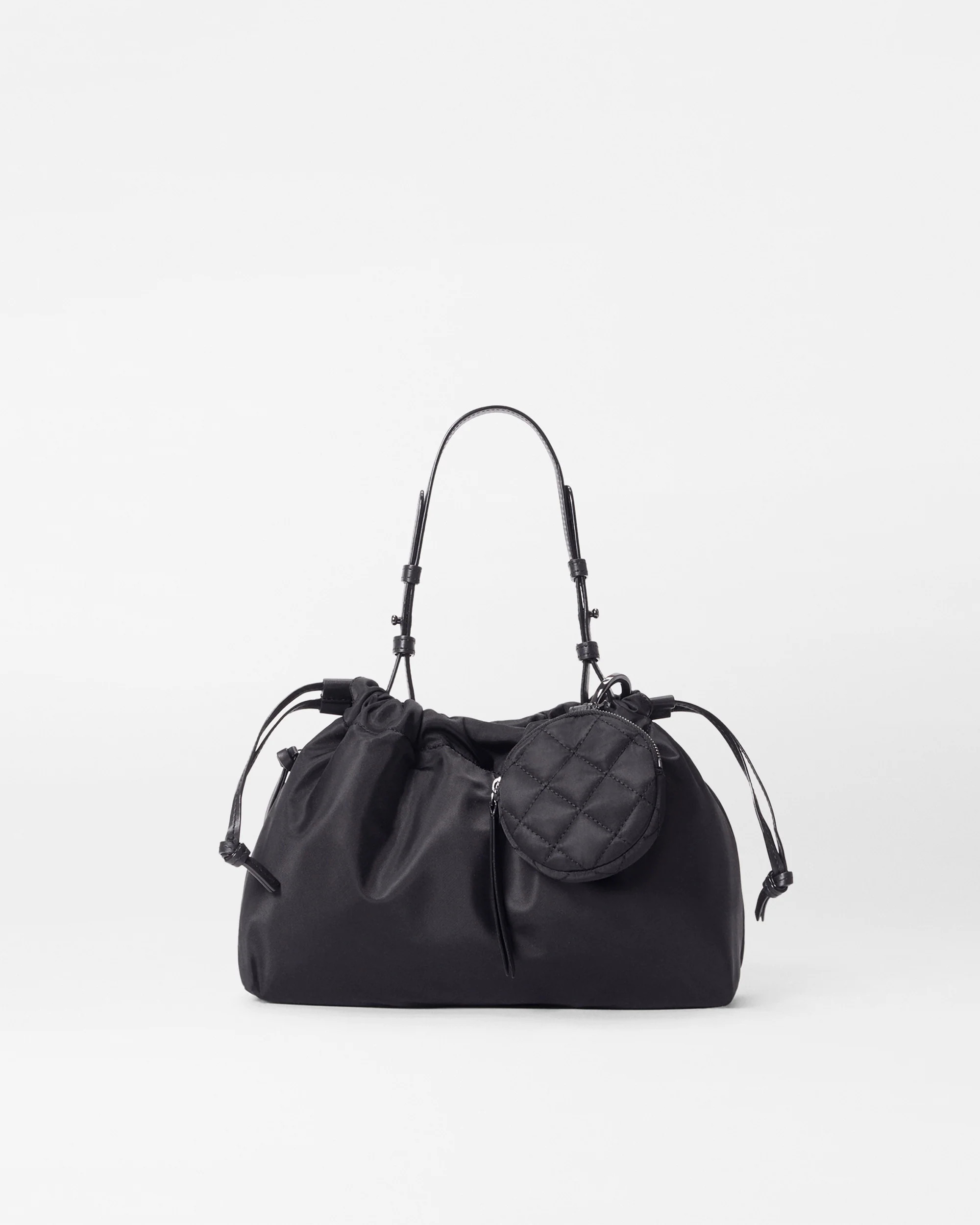 Black Slouchy Shoulder Bag | MZ Wallace | MZ Wallace