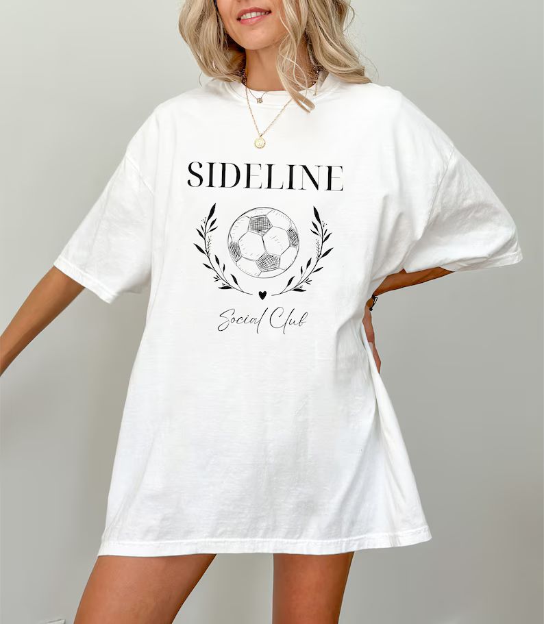 Sideline Social Club Soccer Mom Tee Soccer Mom, Sports Mom Tshirt, Sport Shirt, Soccer Shirt - Et... | Etsy (US)