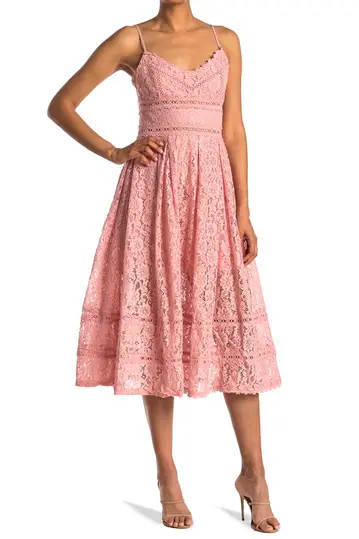 NSR | Sleeveless Lace Midi Dress | Nordstrom Rack | Nordstrom Rack