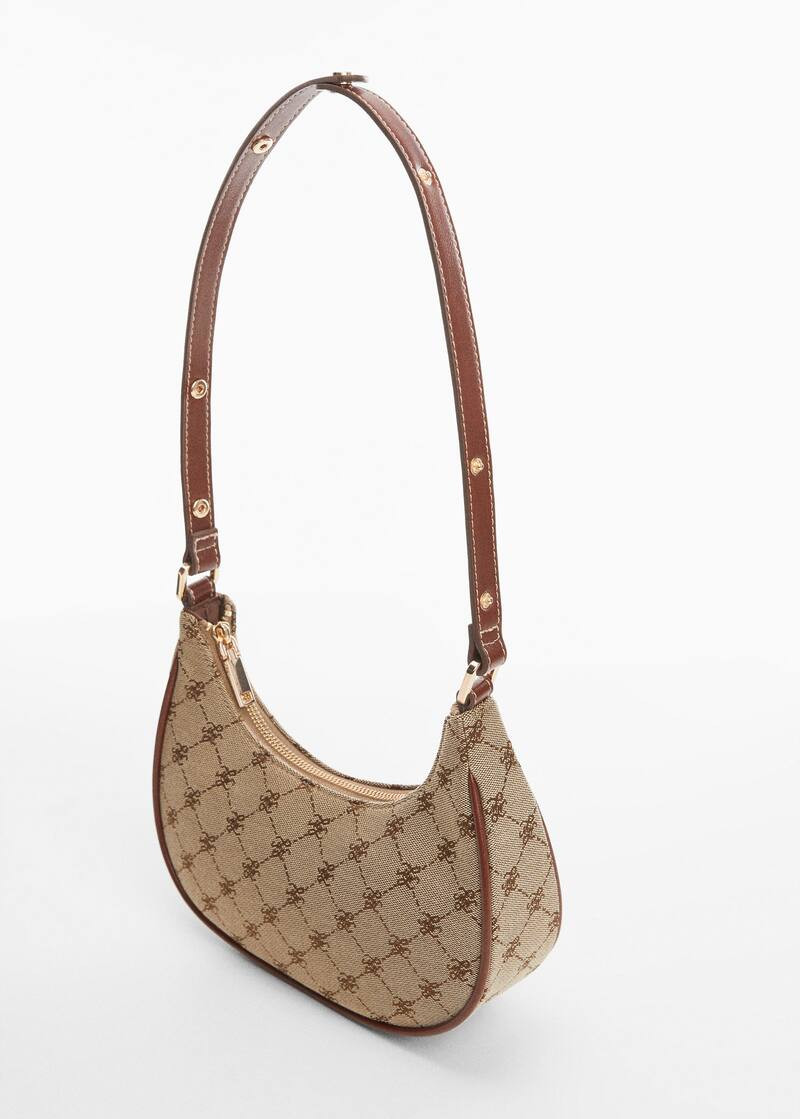 Jacquard shoulder bag -  Women | Mango United Kingdom | MANGO (UK)
