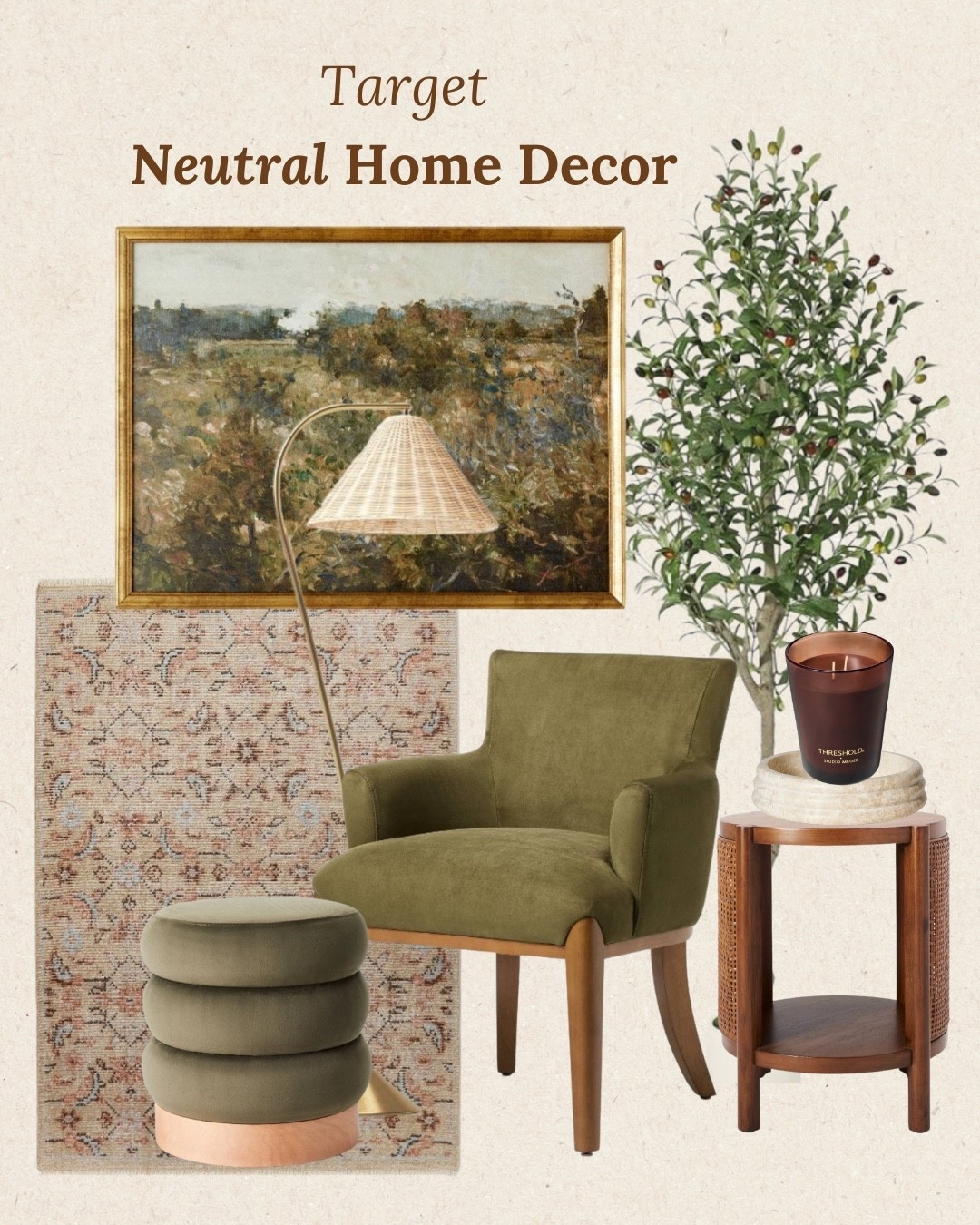 If you’re craving a calm, cozy vibe for your space, this neutral home decor from Target is perfection. From textured vases to organic wood tones, everything here feels elevated but approachable. I love mixing woven storage, sculptural lighting, and soft sage greens for that effortless, warm aesthetic. These pieces bring character without overwhelming a space—and they’re all super budget-friendly. Linked everything for you on my LTK!

#NeutralHomeDecor #TargetStyle #OrganicModern #WarmMinimalism #NeutralInteriorDesign #TargetHomeFinds #EarthToneDecor #WovenStorage #DecorWithTexture #EntrywayInspo #HomeStyling #LTKhome #LTKunder100 #AffordableHomeDecor #VintageInspiredDecor #SoftMinimalism #InteriorInspo #ModernCozyHome #WoodToneDecor #HomeVibes

target neutral home decor organic modern decor affordable home accents entryway decor ideas cozy neutral styling woven home storage natural wood tones interior design target finds warm minimalist aesthetic modern rustic decor neutral home ideas textured home accessories vintage-inspired art home decor under $100 target home styling

#LTKHome #LTKFamily #LTKFindsUnder100