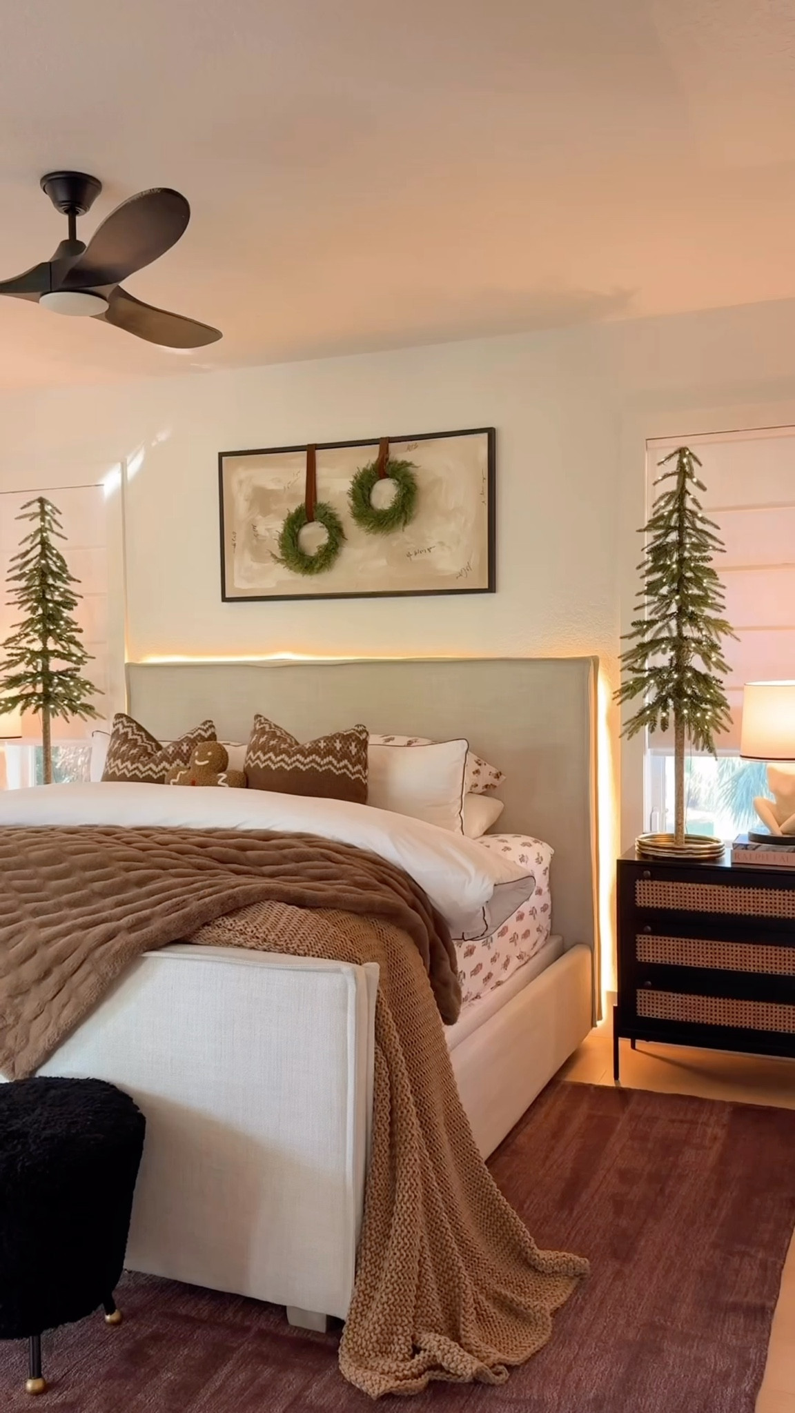 Christmas bedroom decor. It’s not too late to decorate! #meandmrjones 

#LTKHoliday #LTKootd #LTKGiftGuide
