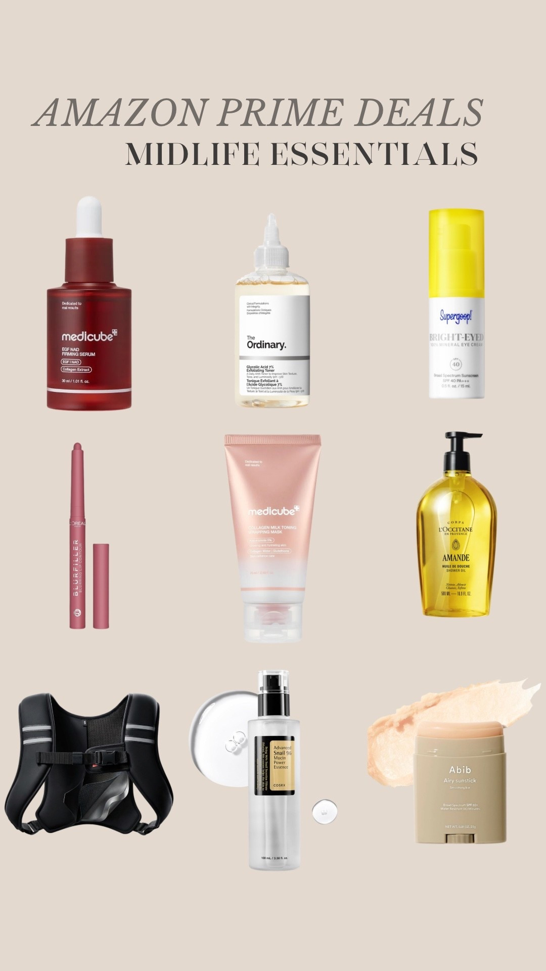 Midlife essentials that I can’t go a day without!