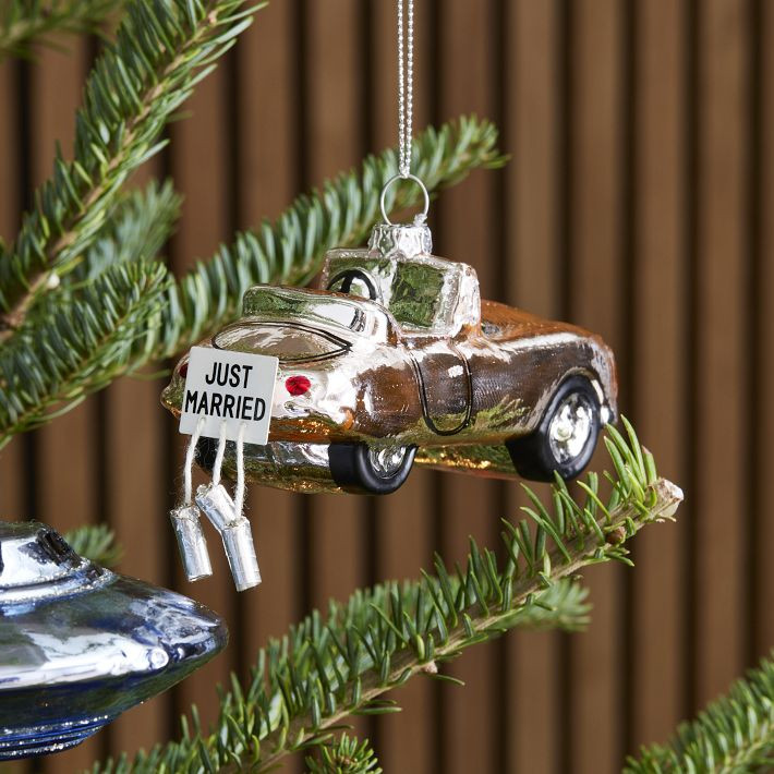 Celebration Ornament - Just Married | West Elm (US)