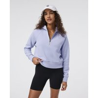 Vuori Restore Half Zip Jacket Hoodie | Lavender Mist | Medium | Vuori Clothing (US & Canada)