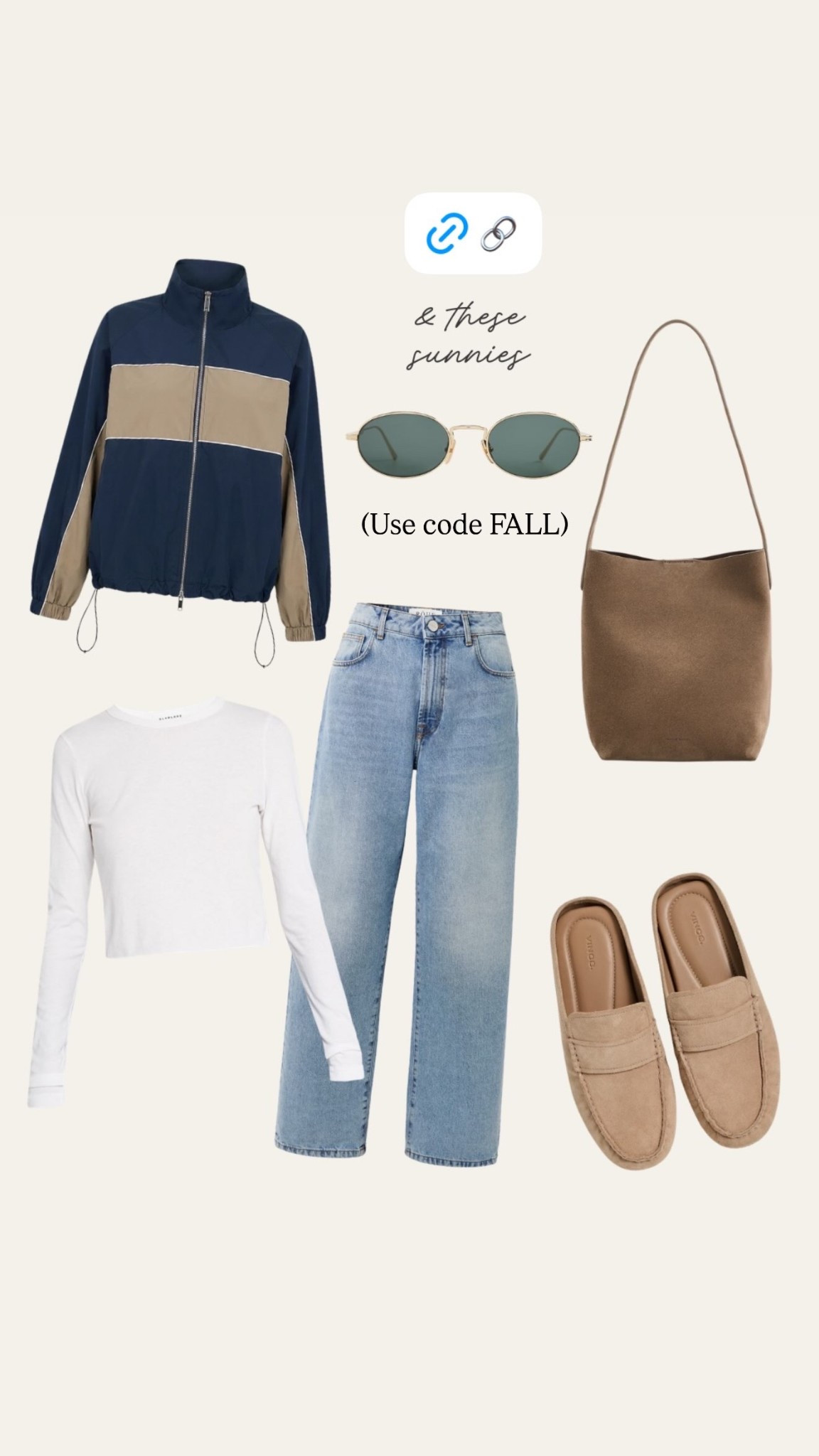@Shopbop Fall Sale 
(Use code FALL)

Obsessed with these denim paired with this jacket, white long sleeve tee, and these loafers! Add a cute bag and sunnies to accessorize. ✨

Fall outfit idea
Fall sale

#LTKootd #LTKSaleAlert #LTKSeasonal