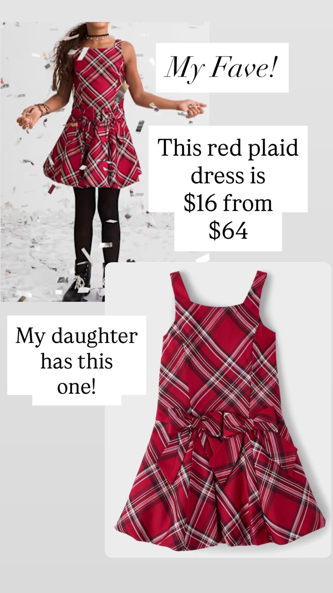 Stunning red plaid dress for $16 from $64!!!!

#LTKHoliday #LTKKids #LTKSaleAlert