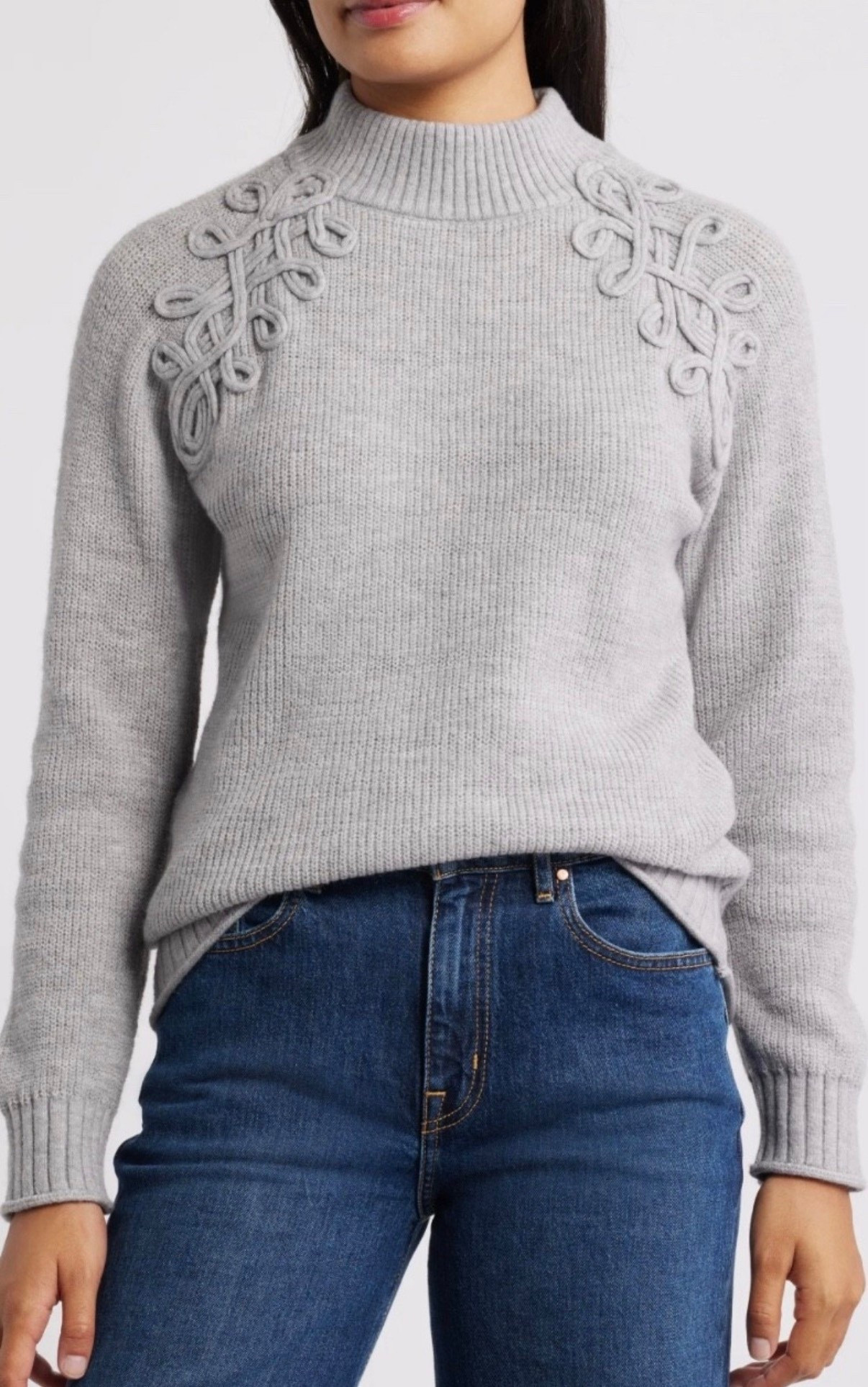 Sweater 
Gray sweater 
Grey sweater 
Winter Outfit 
Jeans 


#LTKFindsUnder100
