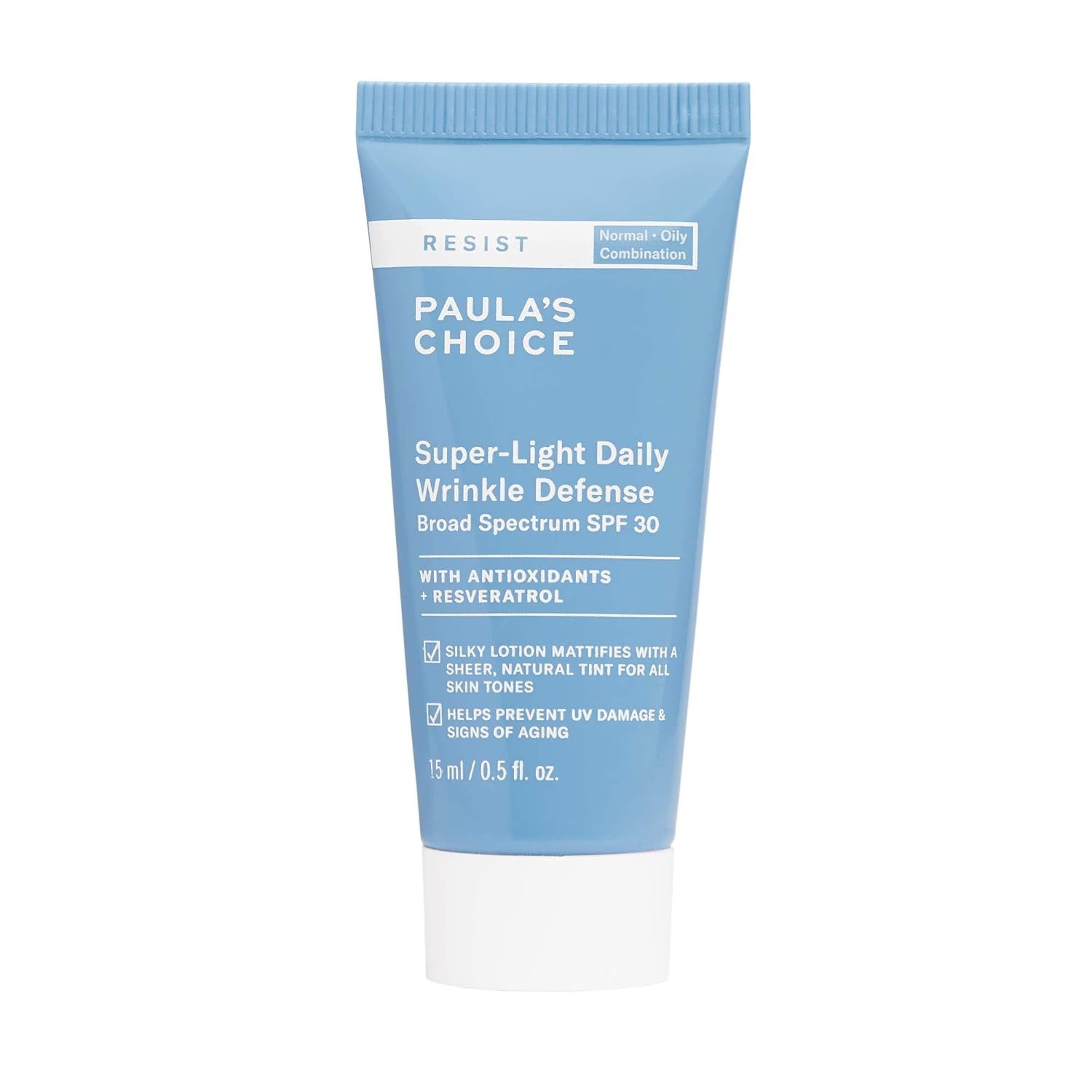 Paula's Choice RESIST Super-Light Daily Wrinkle Defense SPF 30 Matte Tinted Face Moisturizer with... | Amazon (US)