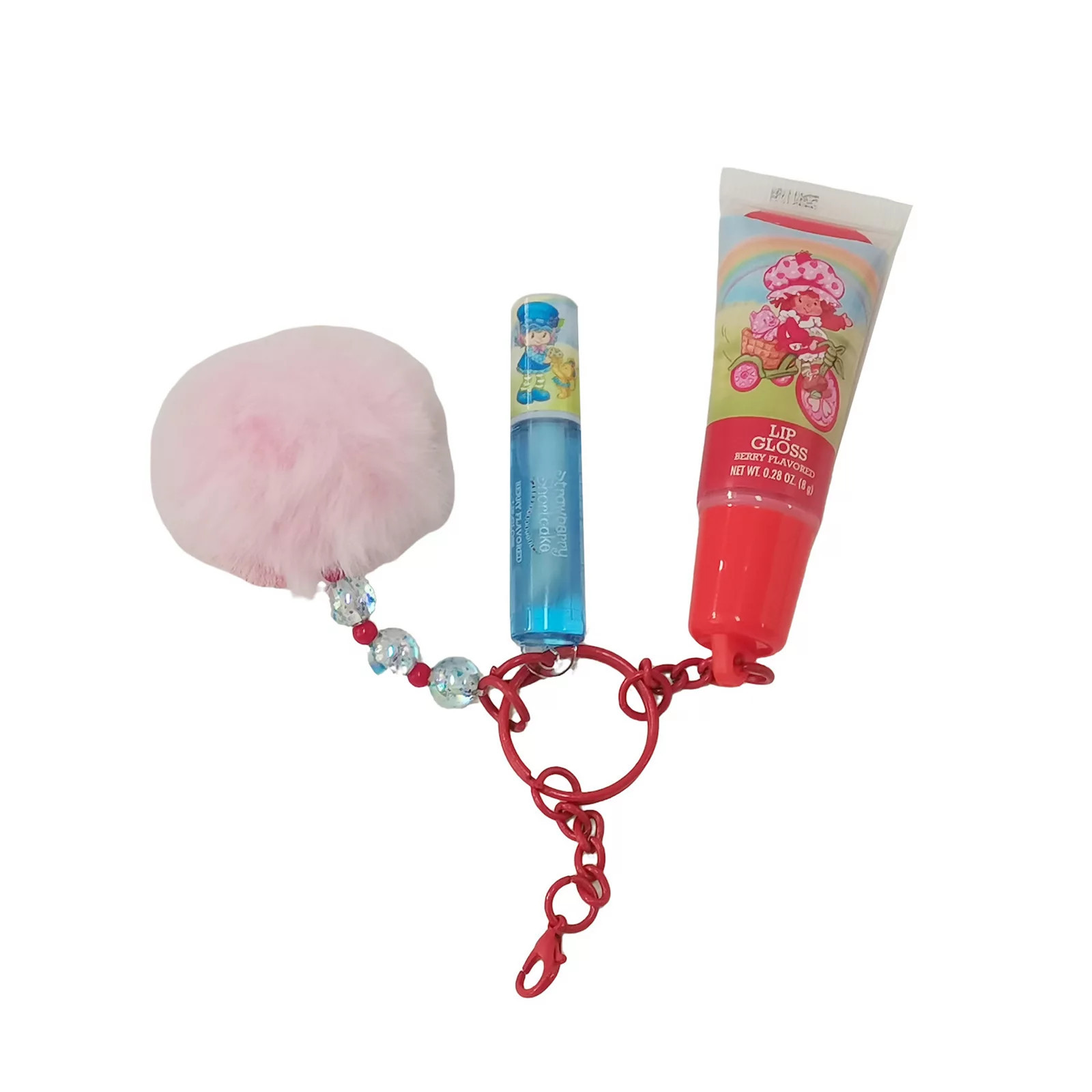 Strawberry Shortcake 2-Piece Lip Gloss & Key Chain Set, Multi | Kohl's