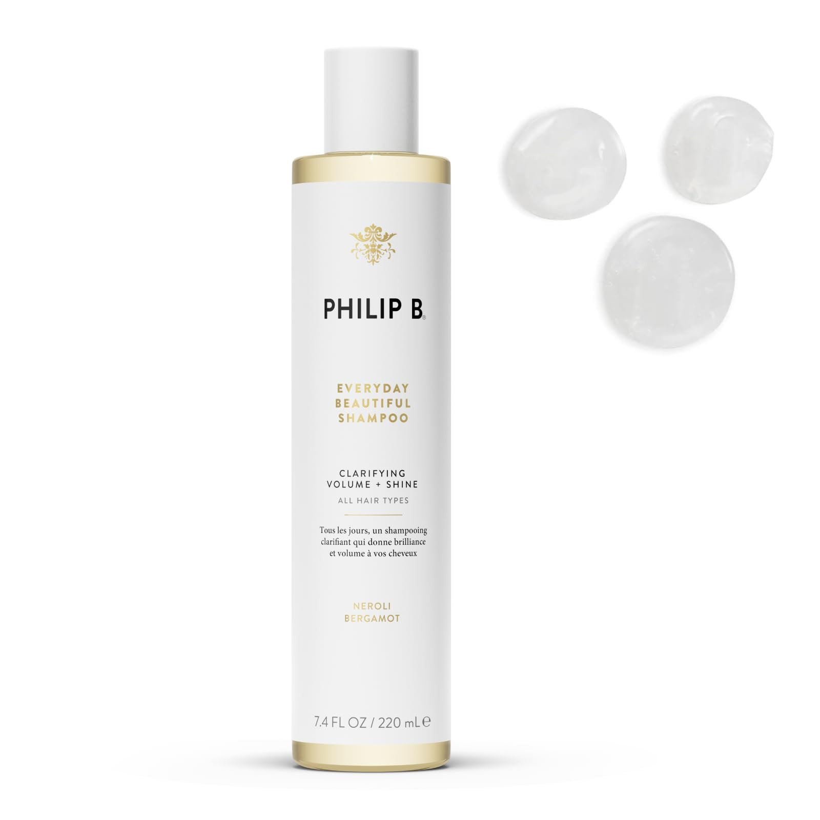 PHILIP B Everyday Beautiful Shampoo - 7.4 fl. oz. (220 ml) - Clarifying, Volumizing and Shine Enh... | Amazon (US)