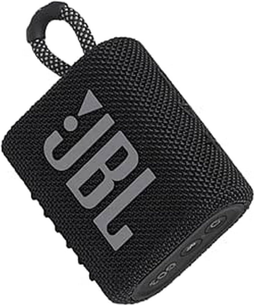 JBL - GO 3 Portable Waterproof Wireless Speaker, Includes USB-C Cable - Black | Amazon (US)
