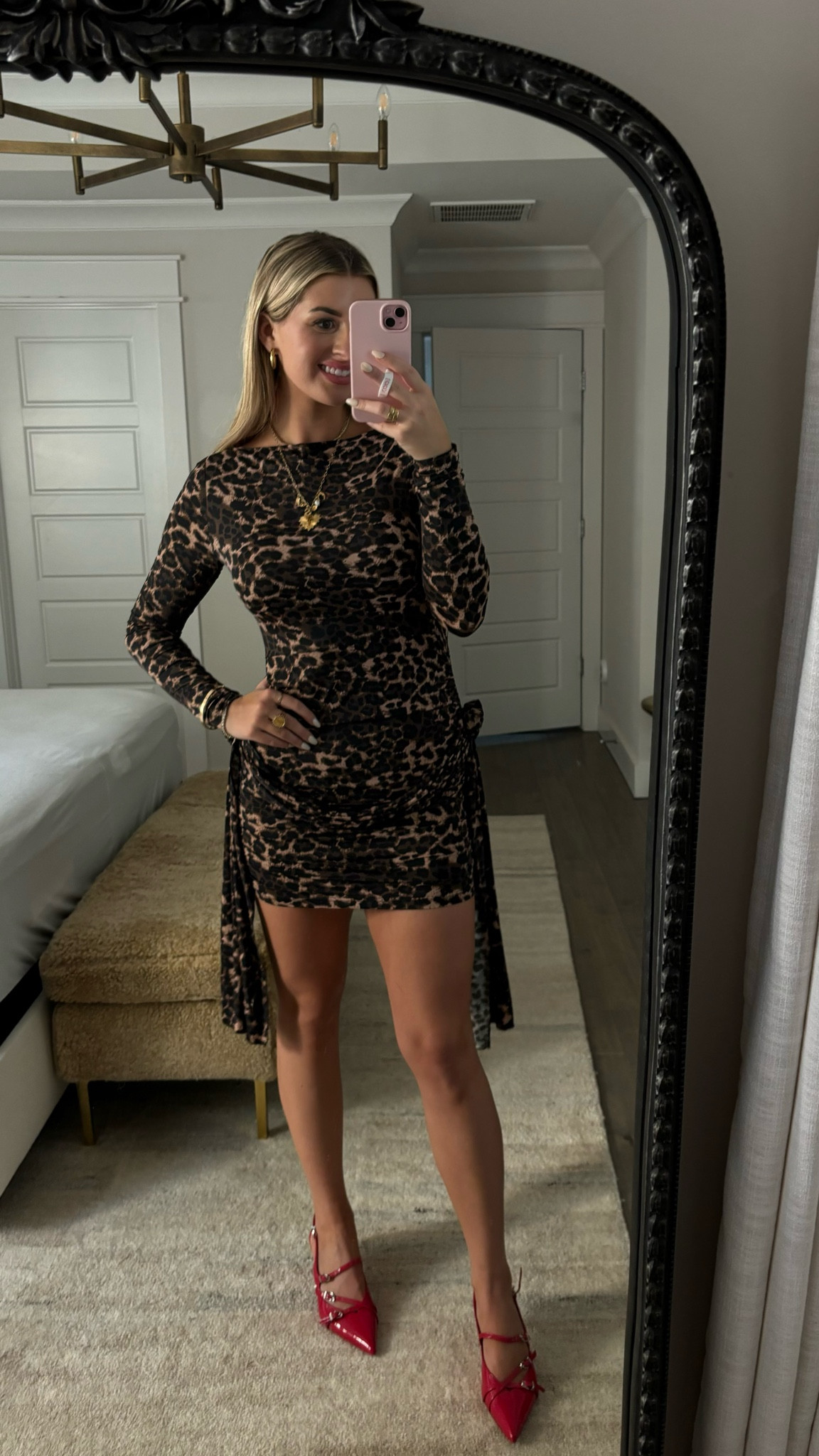 Wearing a medium in this leopard dress! 

#LTKFindsUnder100 #LTKStyleTip