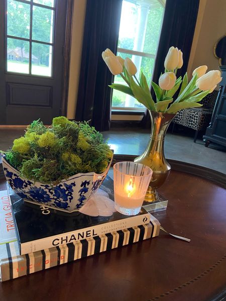 Coffee table decor
Real touch tulips 

#LTKstyletip #LTKhome #LTKfindsunder50