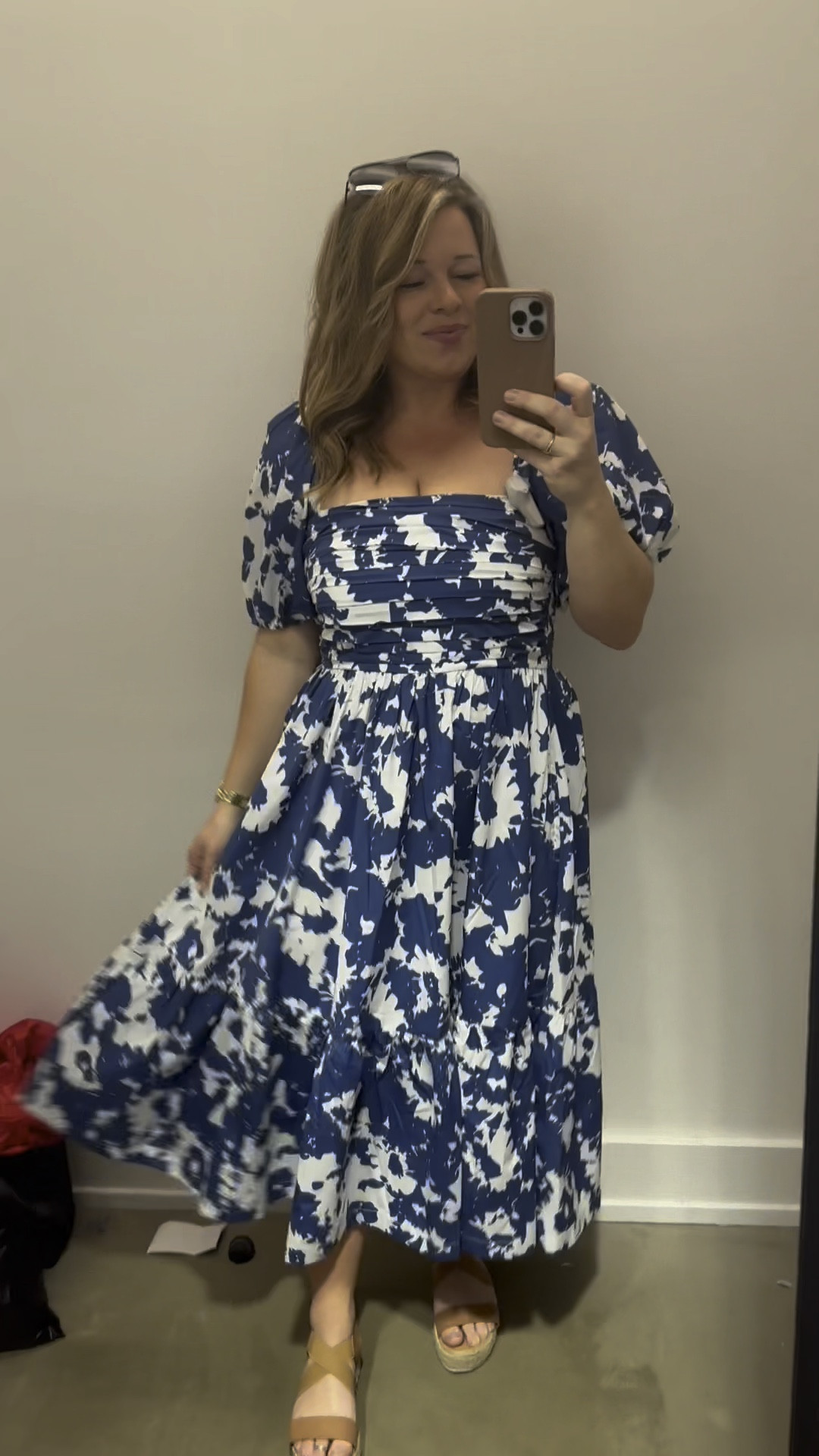 I own this Emerson Poplin style dress in 7 different patterns/colors/styles because I’m so obsessed.

My favorite fit for my 5 foot 3, 36DD, curvy waist body shape is ordering a size large in a midi dress in the petite length. But for the short/mini lengths I like to wear the regular lengths.

This is such a stunning sophisticated look for any body shape because they come in tall, petite and regular lengths and SOoooOOo many different colors and patterns to help better flatter your style and coloring.

These dresses are worth every penny spent and will stay in my wardrobe for a very long time. They can even be bump friendly if you make sure not to get a too short of length due to the smocking in the back giving extra room to expand as well.

These are quite possibly my all time favorite dresses and the only dress I’ve ordered in so many different color variations in the same/similar style because I’m so in love with the quality and fit of each dress.

#LTKParties #LTKMidsize #LTKStyleTip