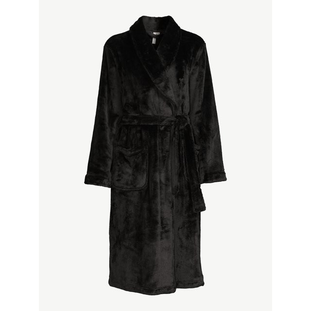 Joyspun Women's Plush Sleep Robe, Size S to 3X | Walmart (US)