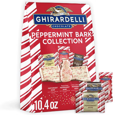 Ghirardelli Christmas Peppermint Bark XL Bag - 10.4oz | Target