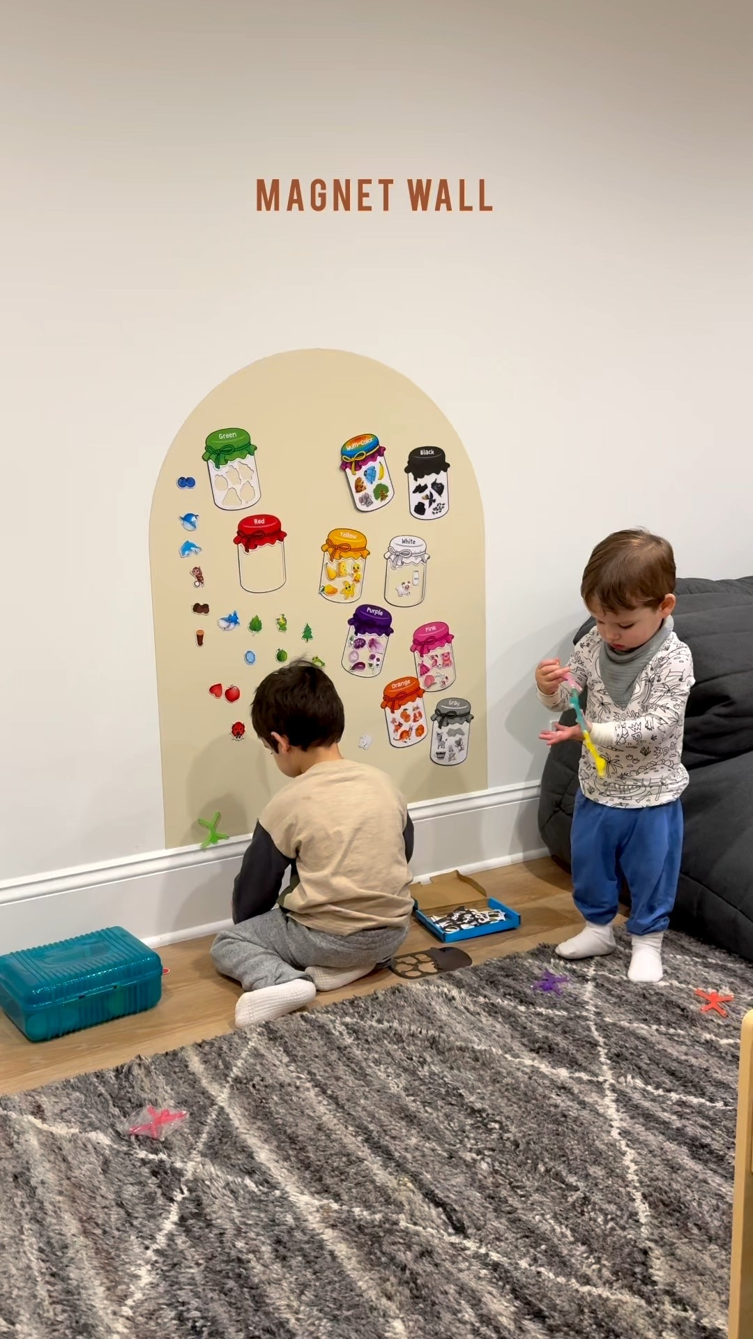 Magnet wall for toddlers. Toy. Open ended play 


#LTKBaby #LTKmomlife #LTKKids