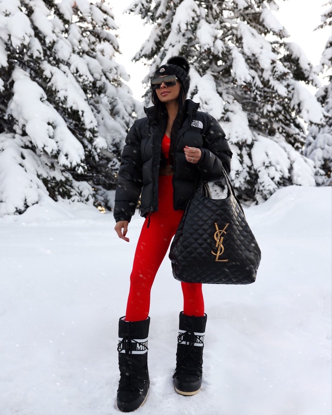 Winter outfit ideas / ski season outfit
North face puffer jacket on sale
Amazon red workout set
Moon boots on sale 

#LTKSaleAlert #LTKActive #LTKSeasonal
