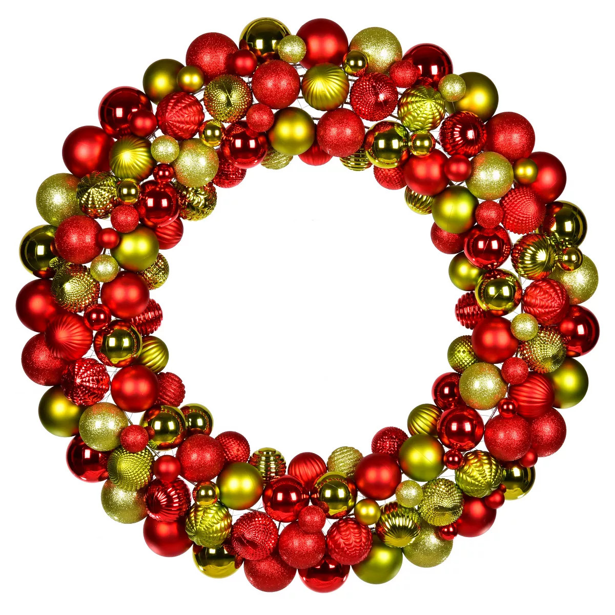 Vickerman Assorted Ball Ornament Wreath | Target