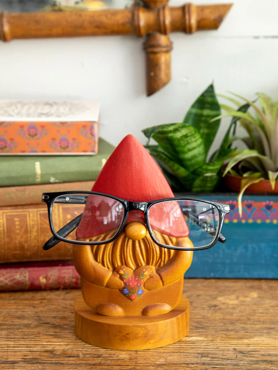 Eyeglass Holder Stand - Gnome | Natural Life