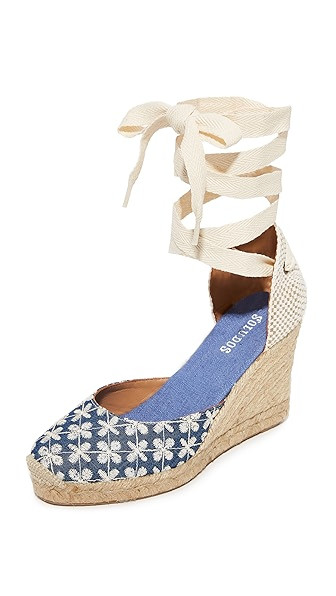 Soludos Pattern Tall Wedge Espadrilles | Shopbop