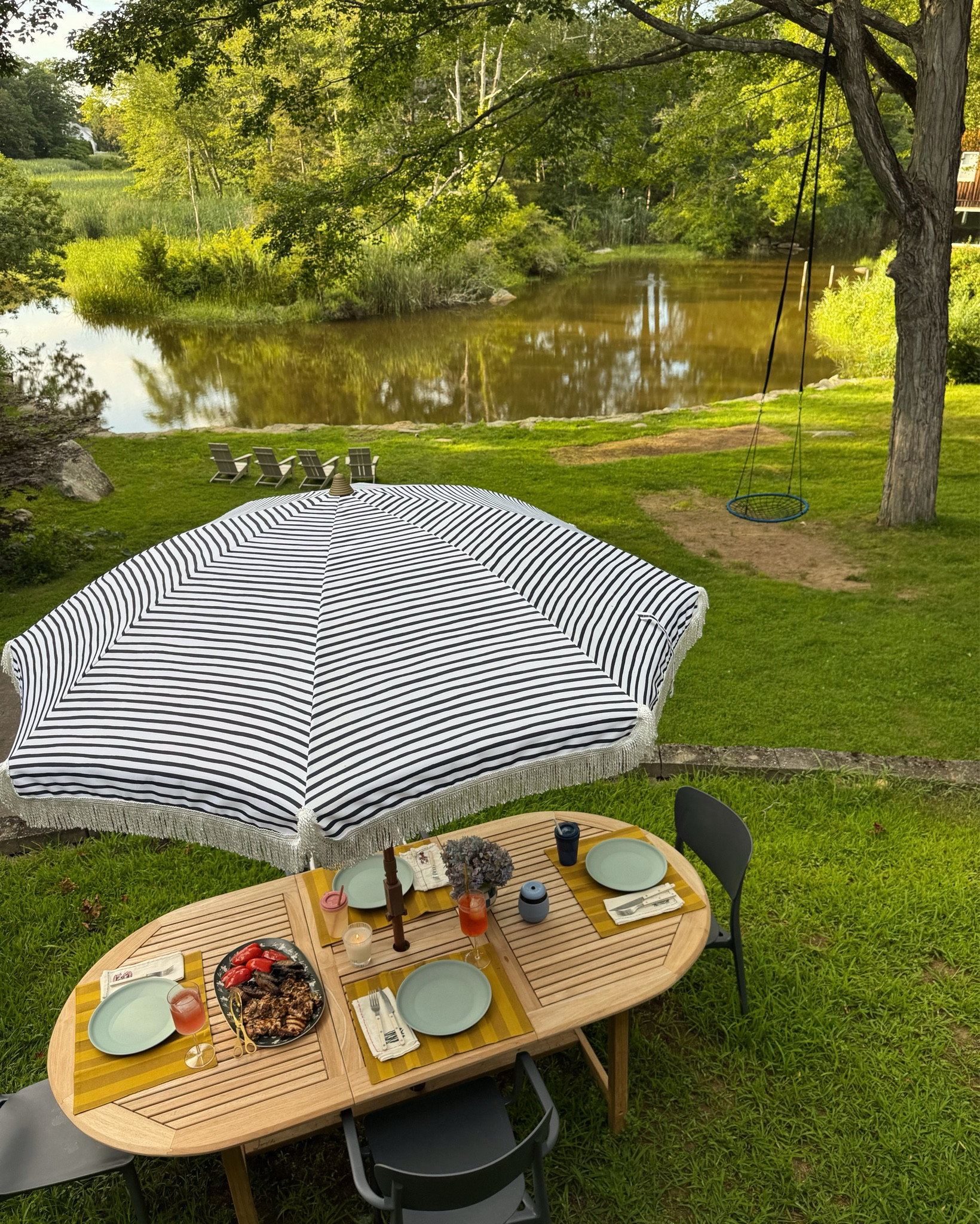our sweet outdoor dinner setup ✨

#LTKHome #LTKParties #LTKSeasonal