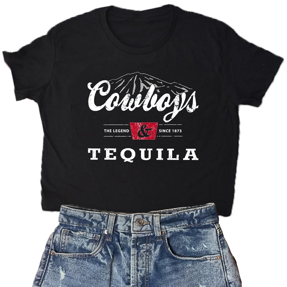 Country Music Cowboy Crop T Shirt Women Vintage Concert Tees Funny Western Rodeo Graphic Short Sl... | Amazon (US)