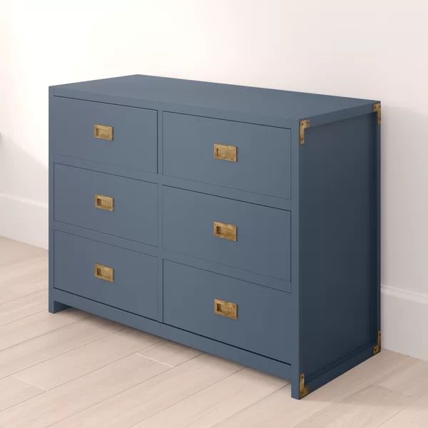 Delafuente 6 Drawer Double Dresser | Wayfair North America