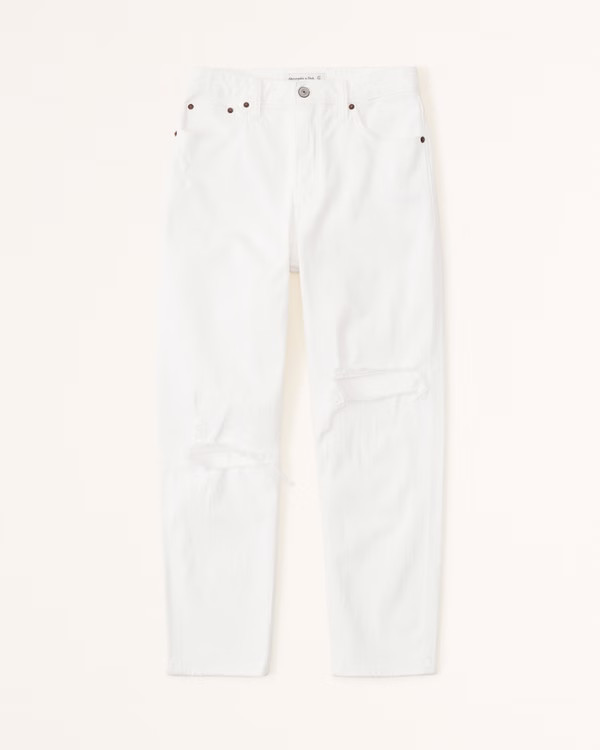 Curve Love High Rise Mom Jeans | Abercrombie & Fitch (US)