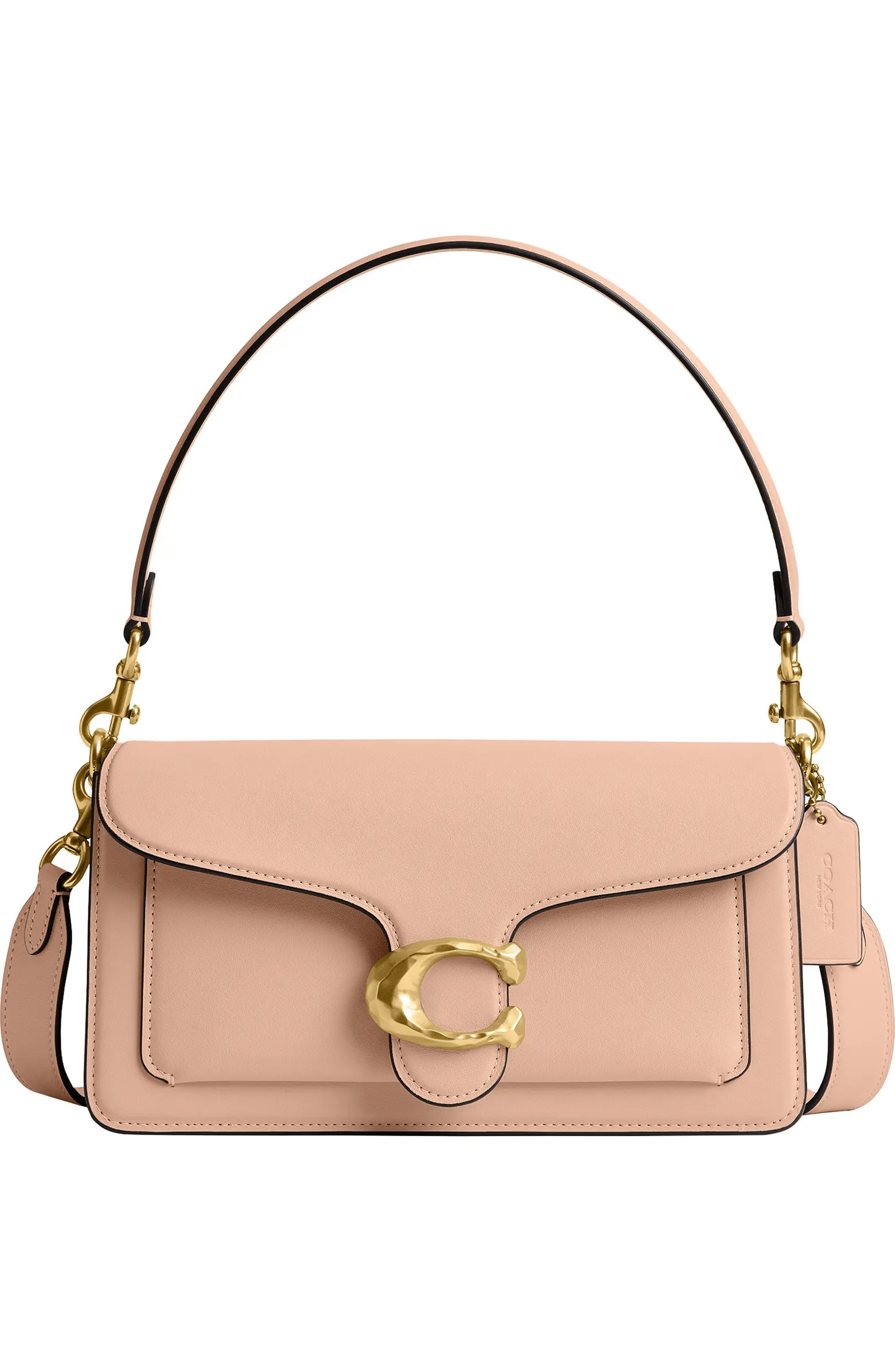 Signature Tabby Coated Canvas & Leather Shoulder Bag | Nordstrom