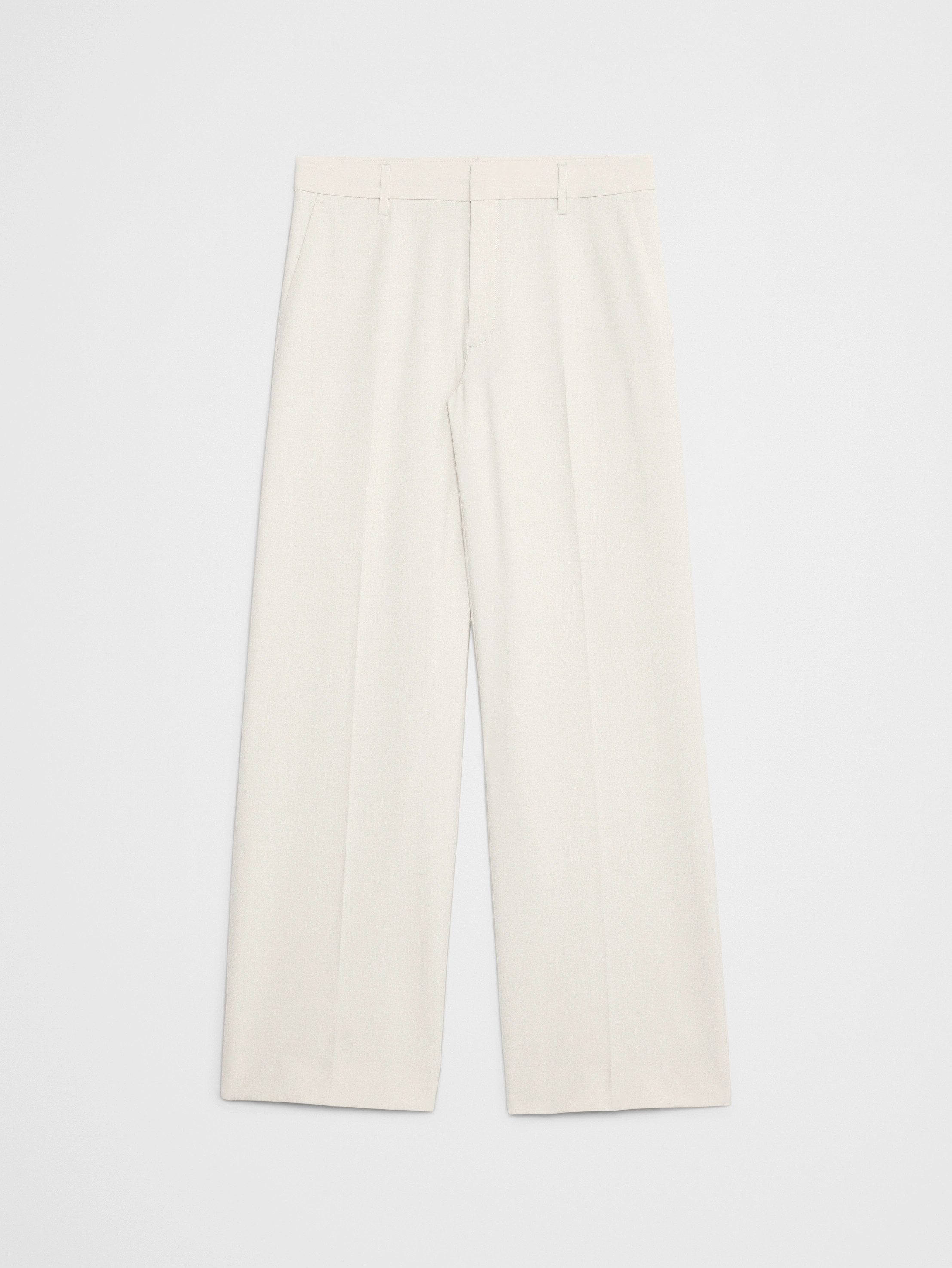 Wide-Leg High-Rise Sculpted Trouser | Banana Republic Factory