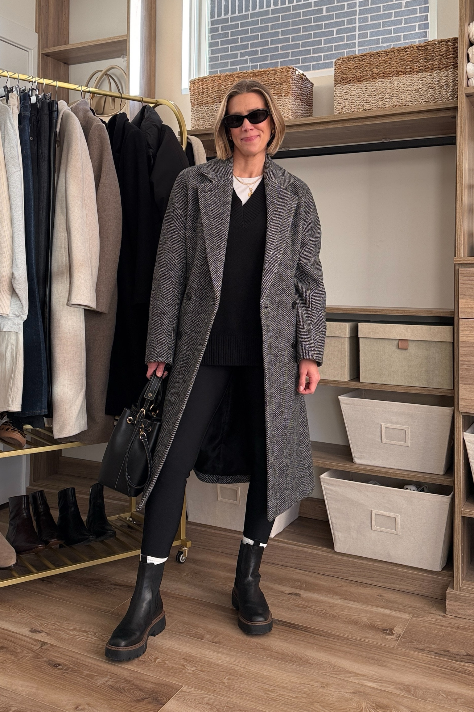 Wearing small fleece lined leggings, small sweater (oversized), small long sleeve, xxs wool boat, boots tts 

#LTKFindsUnder50 #LTKFindsUnder100 #LTKStyleTip