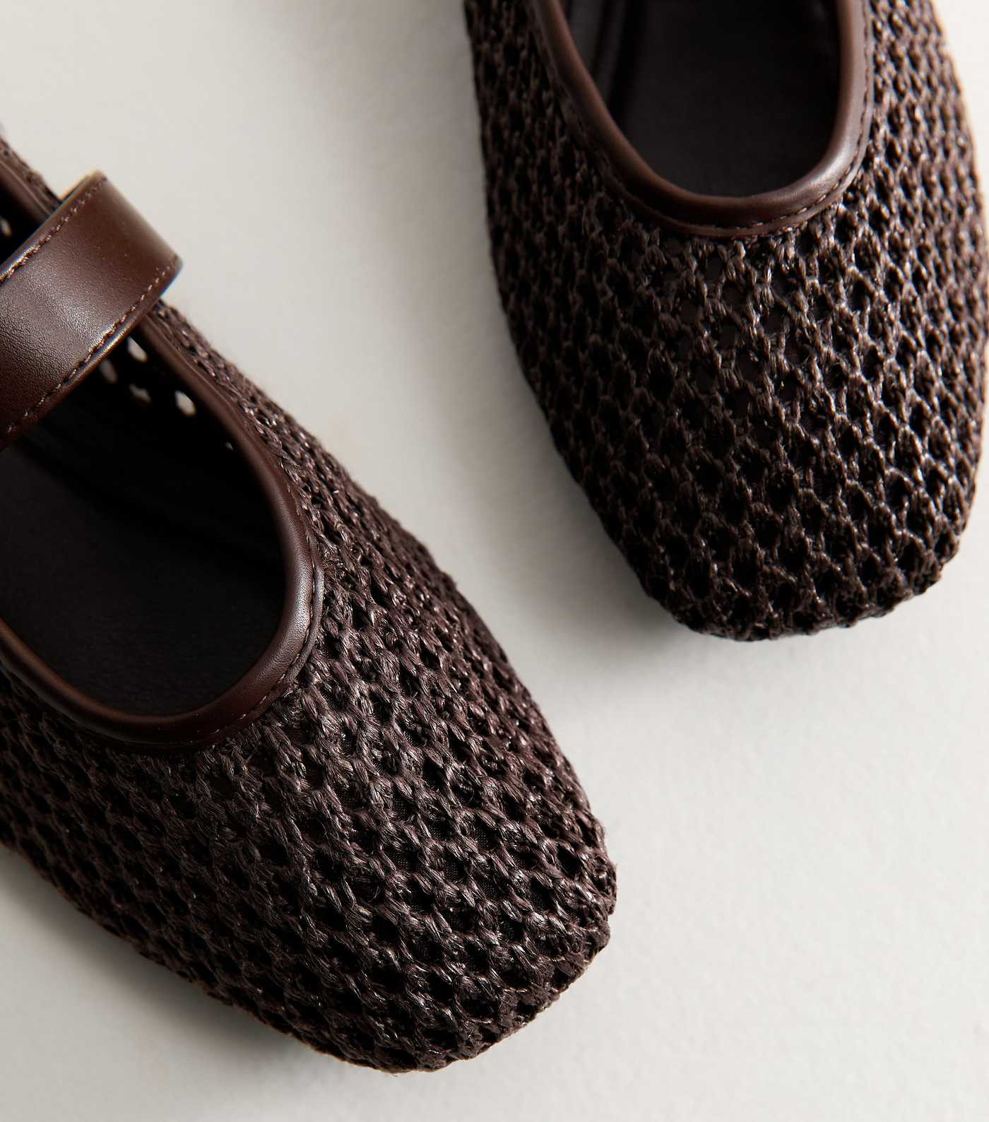 Truffle Brown Faux Leather Woven Mary Jane Pumps | New Look | New Look (UK)