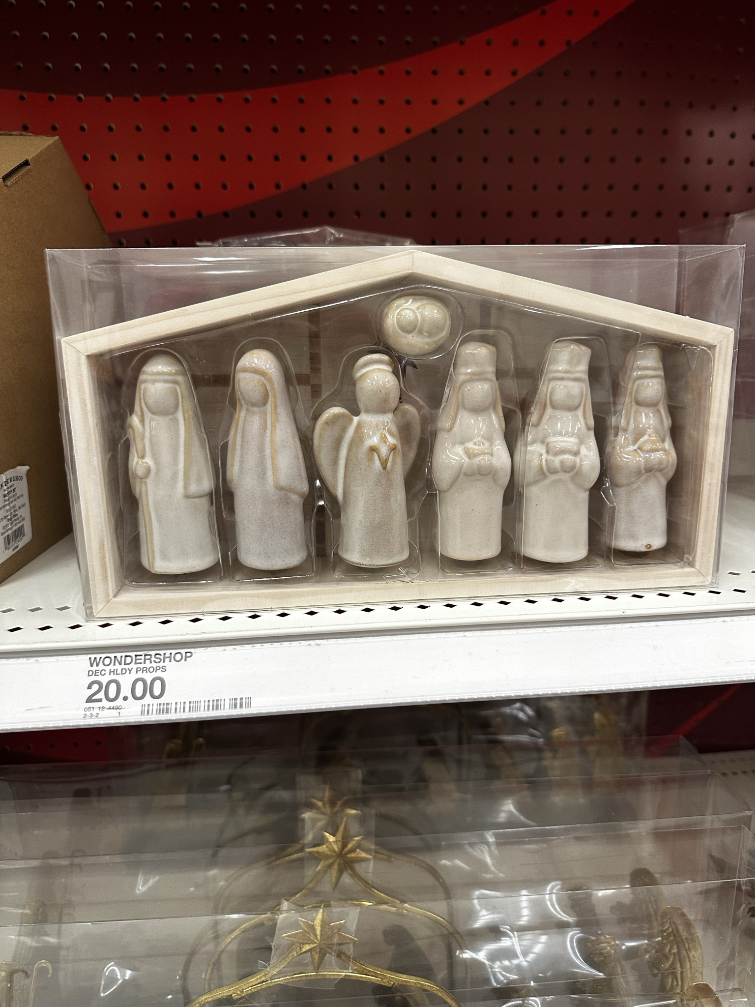 Beautiful ceramic nativity set at Target 