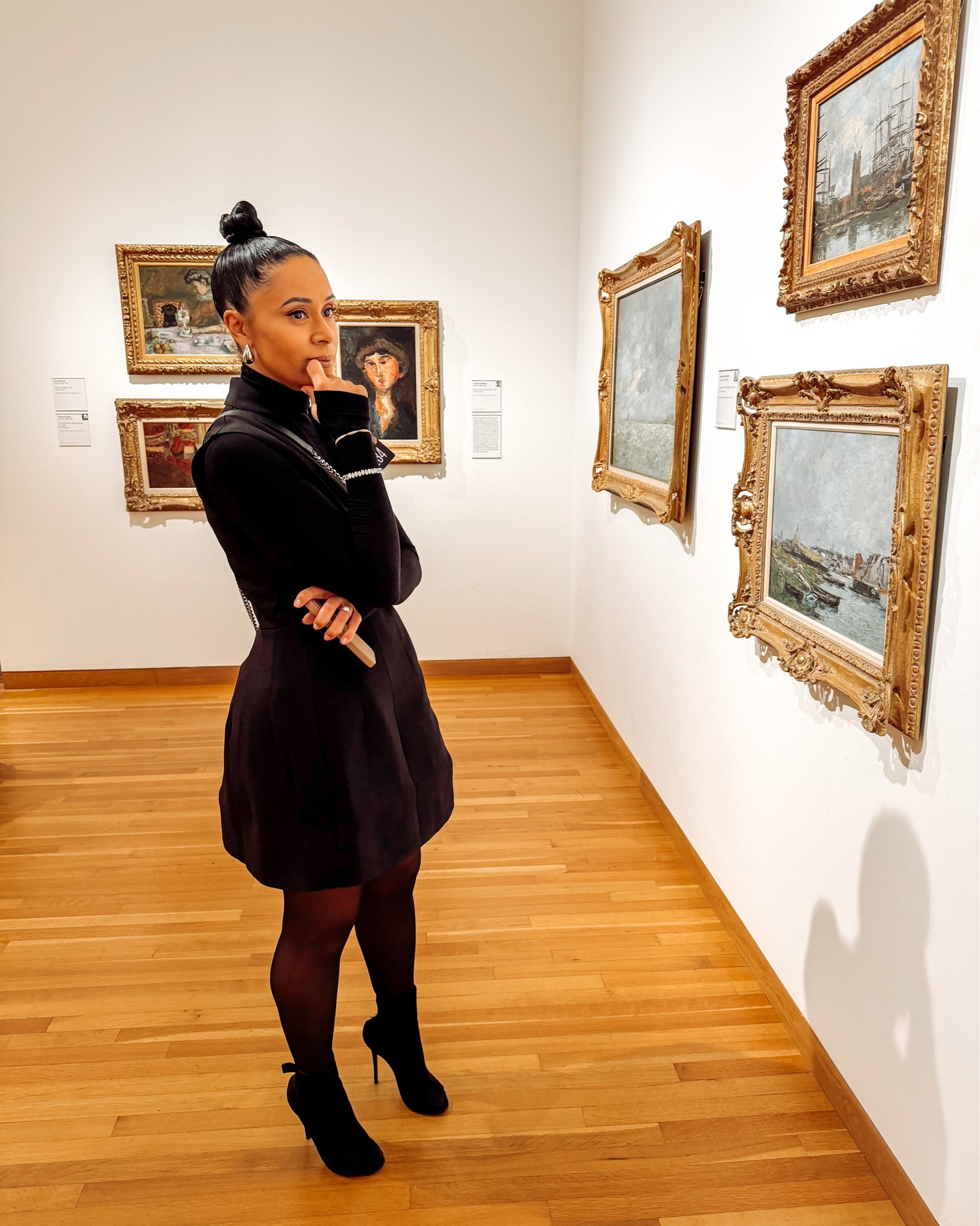 This date night outfit was a hit. This dress is from Anthropoloy but it’s sold out. I found a very similar dress and linked it for you all. 

Styling notes: 
🤎 black turtleneck bodysuit underneath 
🤎sheertex tights 
🤎 Louis Vuitton Booties 
🤎 Chanel Wallet on Chain 
🤎 I wore a black fur coat from House of CB while outdoors (not photographed)
🤎Accessories in Silver. (Everything linked in gold but I will try and find the silver items I wore and linked them for you all)

I hope you enjoy wearing this as much as I did. 

#LTKootd #LTKValentine #LTKBeauty