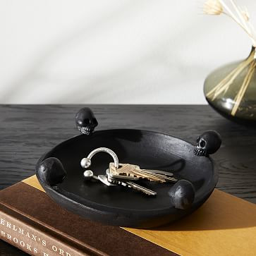 Black Skull Terracotta Trinket Dish | West Elm (US)
